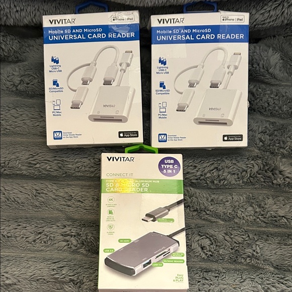 Vivitar Universal Card Reader Set of 3 - Picture 1 of 4